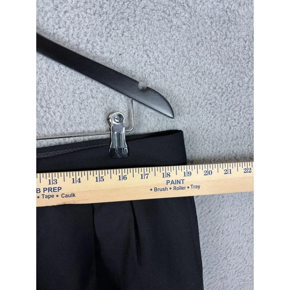 Jos A Bank Dress Pants Mens 38x32 Black Wool Pleated Classic Fit Formal Wedding
